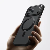 Tech-Protect MagRing Magnetinis dėklas telefonui iPhone 17 Pro Max - Matinis juodas