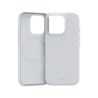 Benks magnetinis Vita Pro silikoninis dėklas telefonui, skirtas Iphone 16 Pro, pilkas