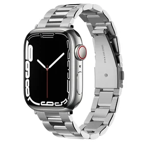 Spigen Modern Fit dirželis Apple Watch 4/5/6/7/8/SE (38/40/41 mm) - sidabrinis