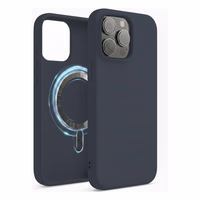 Dėklas "TM MagSafe Silicone" iPhone 14 Pro Max / Audros mėlynas /