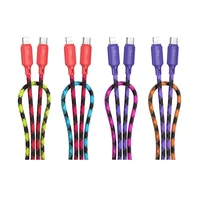 Kabelis (m) USB-C į Lightning Hoco PD 27W 1 m X116 - gradientinis raudonas