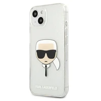 Karl Lagerfeld Glitter Karl's Dėklas telefonui iPhone 13 mini - sidabriškas