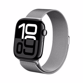 Crong Milano Steel - Stainless Steel dirželis Apple Watch 44/45/46/49 mm (sidabrinis)