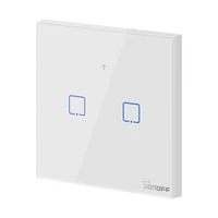 Išmanusis jungiklis WiFi + RF 433 Sonoff T1 EU TX (2 kanalai)