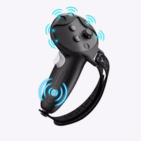 "BoboVR G3" valdiklio laikikliai "Meta Quest 3" ir "3S" - juodi