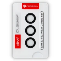 Forcell aukščiausios kokybės kameros objektyvo grūdintas stiklas - Samsung Galaxy S24 juodas