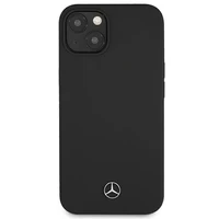 Mercedes Silikoninė Linija Dėklas iPhone 13 mini - Juodas