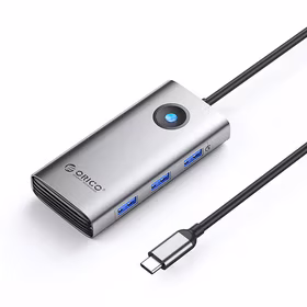 Orico PW11-6P USB-C Hub prijungimo stotelė 3x USB-A 3.0 + 1x USB-C 2.0 + 1x HDMI - pilka