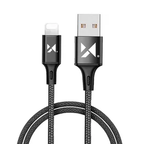Wozinsky Kabelis USB - Lightning 2,4A 1m juodas (WUC-L1B)