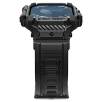 Spigen Rugged Armor dėklas Apple Watch 10 46mm laikrodžiui - juodas