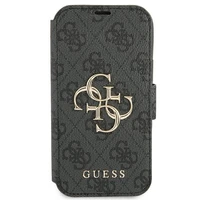 Guess GUBKP13X4GMGGR iPhone 13 Pro Max 6.7" dėklas pilkas 4G Big Metal Logo