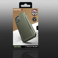 Raptic X-Doria Fort Case iPhone 14 su MagSafe apsaugine danga - žalias