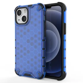 Honeycomb Case šarvu dangtelis su TPU buferiu iPhone 13 mini mėlynas