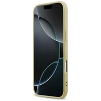 Guess Fiksuotas Blizgus Didelis 4G dėklas telefonui iPhone Air - auksinis