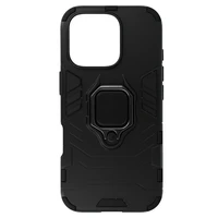 Ring Armor dėklas telefonui iPhone 16 Pro juodas