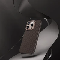 Benks magnetinis Armor Lite Kevlar 600D dėklas iPhone 16 Pro Max auksinis