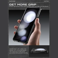 Supcase Unicorn Beetle Pro dėklas telefonui Samsung Galaxy Z Flip 7 - juodas