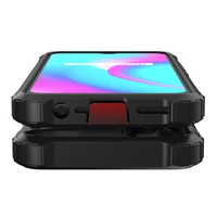 Hybrid Armor dėklas telefonui Realme 10 5G / Realme 9i 5G šarvuotas hibridinis dėklas juodas