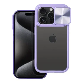 SLIDER dėklas telefonui IPHONE 15 Pro Max violetinis