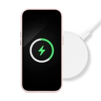 LEATHER MAG COVER dėklas telefonui SAMSUNG S25 PLUS smėlio rožinis