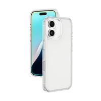 AmazingThing Minimal dėklas iPhone 16 Plus silikoninis dėklas - skaidrus