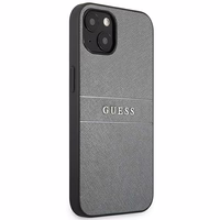 Guess GUHCP13SPSASBGR iPhone 13 mini 5.4" pilkas/pilkas Saffiano Dirželis