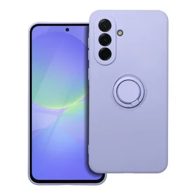 Dėklas telefonui su silikoniniu žiedu SAMSUNG A36 5G violetinis