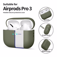 Tech-Protect silikoninis dėklas AirPods Pro 3 žalias