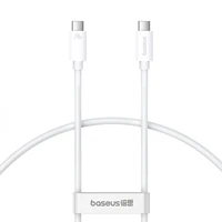 Baseus Superior 2 CB000066 USB-C / USB-C USB4 kabelis 240W 1.8m - baltas