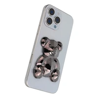 Lipnus telefono stovas BEAR - juodas