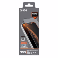 SBS D3O Tempered Glass iPhone 13/13 Pro/14/16e/17e with Applicator
