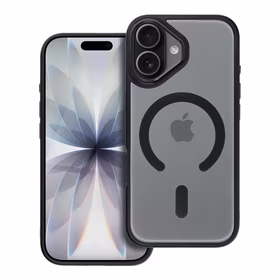 Dėklas Matte Mag Cover (MagSafe) skirtas iPhone 17 juodas