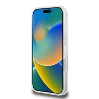 Guess IML Flowers Wreath Magnētinis dėklas iPhone 16 Pro - skaidas