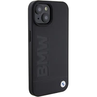 BMW Odinis Hot Stamp dėklas telefonui iPhone 15 Plus - juodas