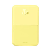 Išorinė baterija Baseus MagPro Magnetinė 5000mAh 20W, MagSafe (geltona)