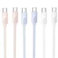 Kabelis USB-C į USB-C Hoco 3A 60W 1 m X114 mėlynas