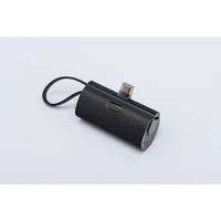 Išorinė baterija Forcell F-Energy Power Plug F5K3 PD 20W 5000 mAh su įmontuotu jungtimi USB C juoda