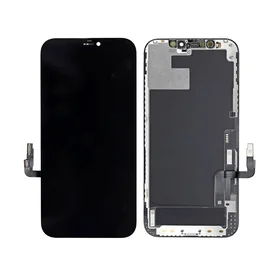 Ekranas Apple iPhone 12/12 Pro su lietimui jautriu stikliuku ZY INCELL (removable IC)