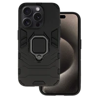 Ring Armor dėklas telefonui Iphone 15 Pro Max juodas