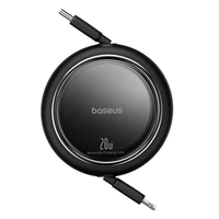 USB kabelis "Baseus Free2Pull" USB-C į iP 20W 1 m (juodas)