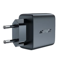 Greitas GaN 35W PD įkroviklis 2x USB C Acefast A49 - juodas