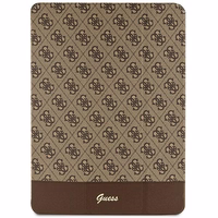 Guess 4G Stripe Allover dėklas iPad Pro 12.9" - rudas