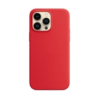 Dėklas Mag Silicone Case Apple iPhone 15 raudonas