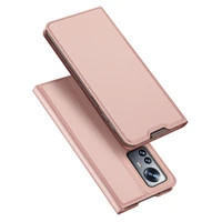Dux Ducis Skin Pro dėklas telefonui dėklas su atvartu Xiaomi 12 Pro rožinė