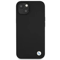 BMW Silicone Signature dėklas telefonui iPhone 13 - juodas