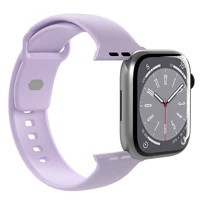 Puro Icon silikoninis dirželis Apple Watch 42/44/45/49 mm - levandų spalvos (2 vnt.)
