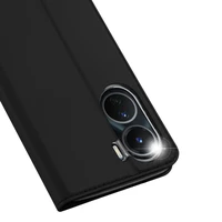 Dux Ducis Skin Pro atverčiamas piniginės tipo dėklas Vivo Y16 / Y02s – juodas