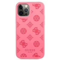 Guess GUHCP12LLSPEFU iPhone 12 Pro Max 6.7" fuksija/fuksija kietas dėklas Peony kolekcija