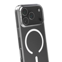 Puro 0.3 MAG itin plonas TPU dėklas telefonui suderinamas su Magnetiniu įkrovimu iPhone 17 Pro Max - skaidrus