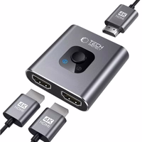 Tech-Protect HB07 HUB adapteris 2in1 HDMI 4K 60Hz - pilkas